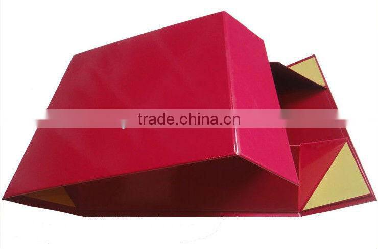 Paper display collapsible box, folding cardboard box F511