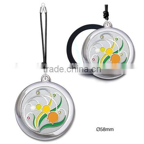 unique design folded makeup mirror shine crystal pocket mirror decorative craft