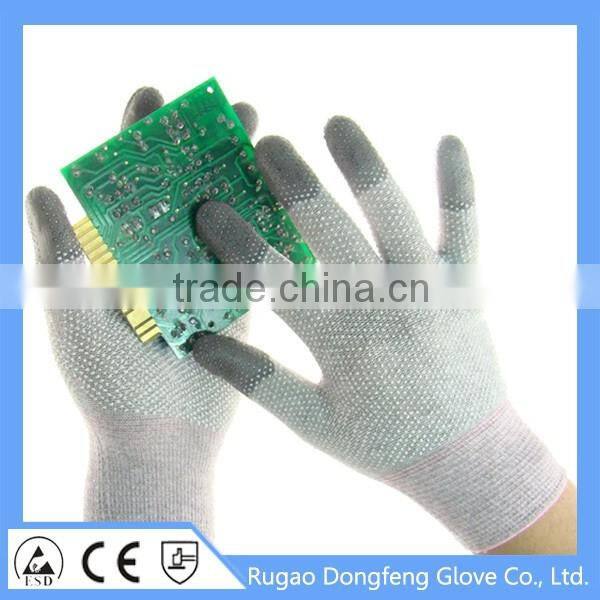 U3 Style ESD Cleanroom Lint Free Gloves for Workplace Safety