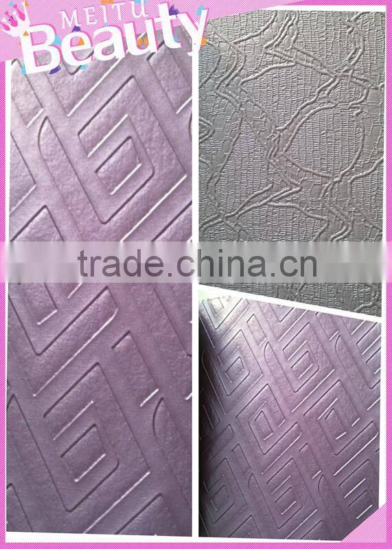 shinning synthetic pvc fancy leather for sofa and bag