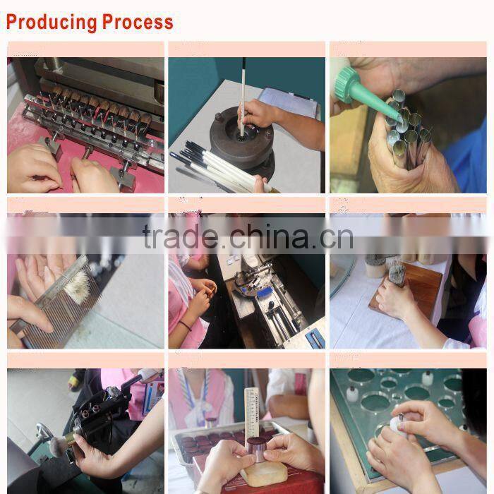 EVAL hot sale 9pcs makeup brushes set with purple handle for gift