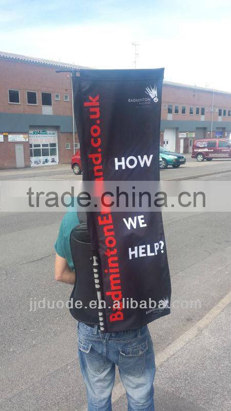 backpack teardrop flag