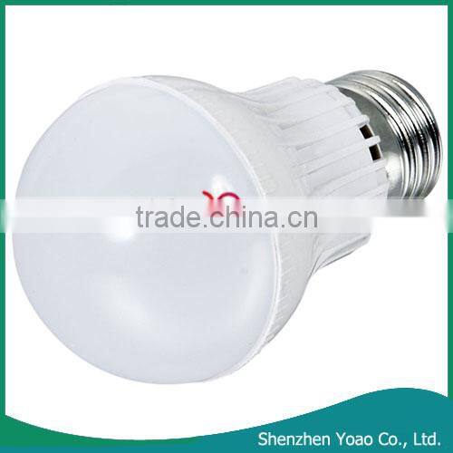E27 3W 270LM 6050-6700K White Light Eco-friendly Plastic LED Light Bulb