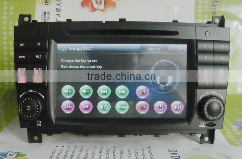 DJ7069 7inch double DIN car DVD player car radio with GPS EXTV 3G ect.for special Mercedes