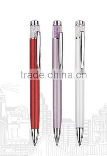 Crystal stylus pens with glitter