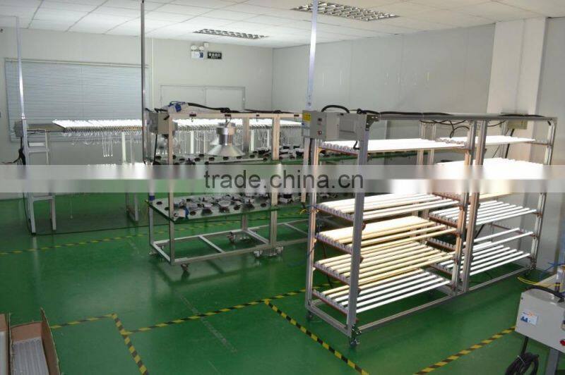 high luminous 100lm/w 1800lm 18w t8 led glass tube