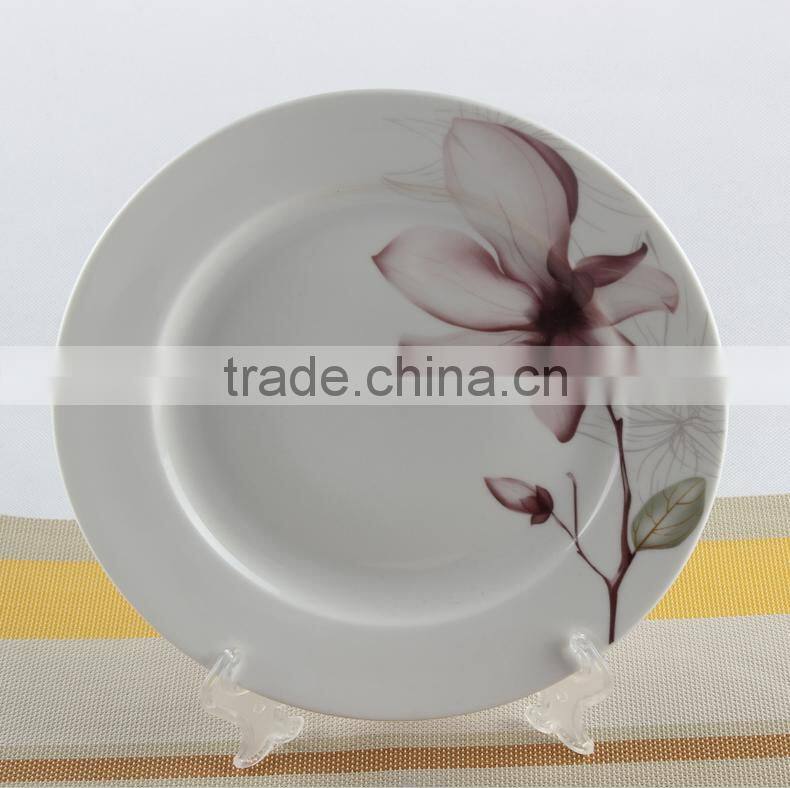 New bone china gold dinner plate, elegant charger plate wholesale