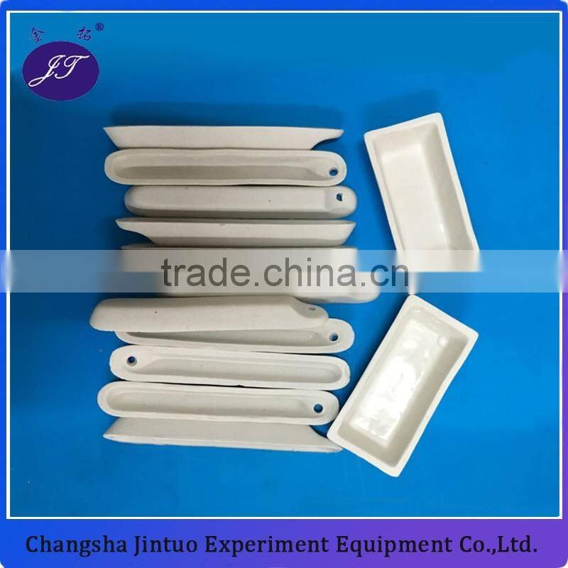 alumina ceramic boat,combustion boat ceramic cupel for sale