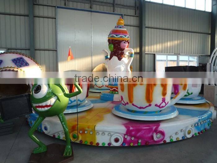 China manufacturer high quality funny amusement park rides, rotating coffee cup rides for kids