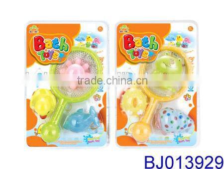 Wholesale Christmas toy funny cartoon animal baby rattle and teether toy