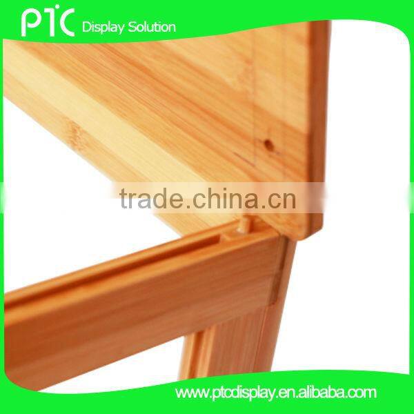Bamboo exhibition counter