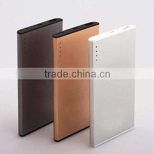 2013 New Ultra Thin Polymer Power Bank 5000mAh