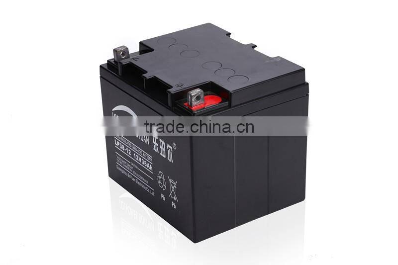 Nominal Voltage 12v 38ah Valve Regulated Lead Acid Battery