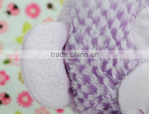 China cheap funny stuffed purple monkey for Valentine's Day