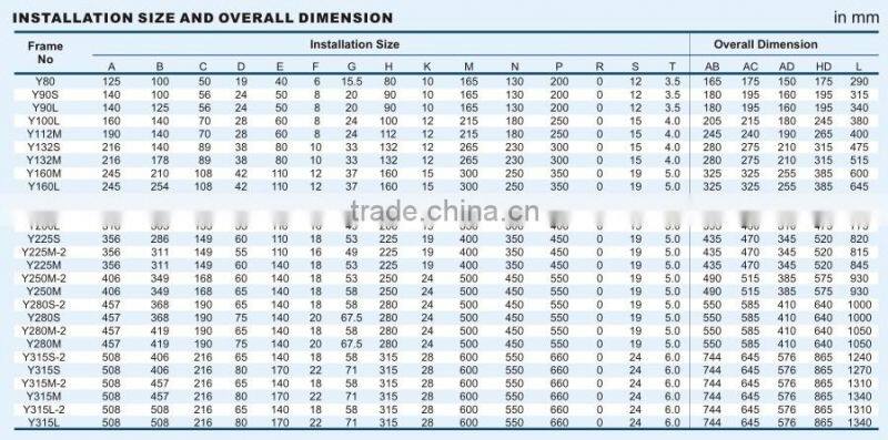 ac dynamo motor / electric motor dynamo
