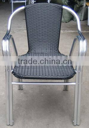 fair price good quality outdoor aluminum colorful wicker chair YC030
