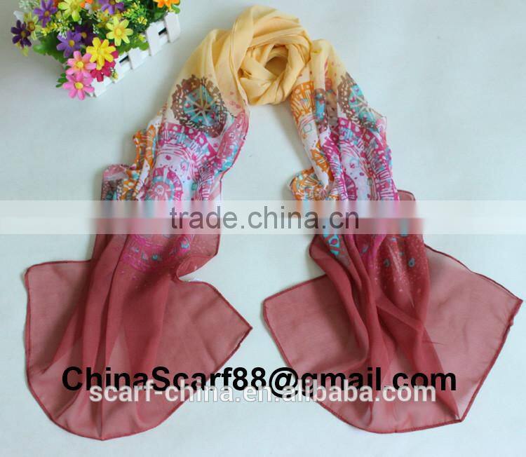 Wholesale chiffon shawl scarf