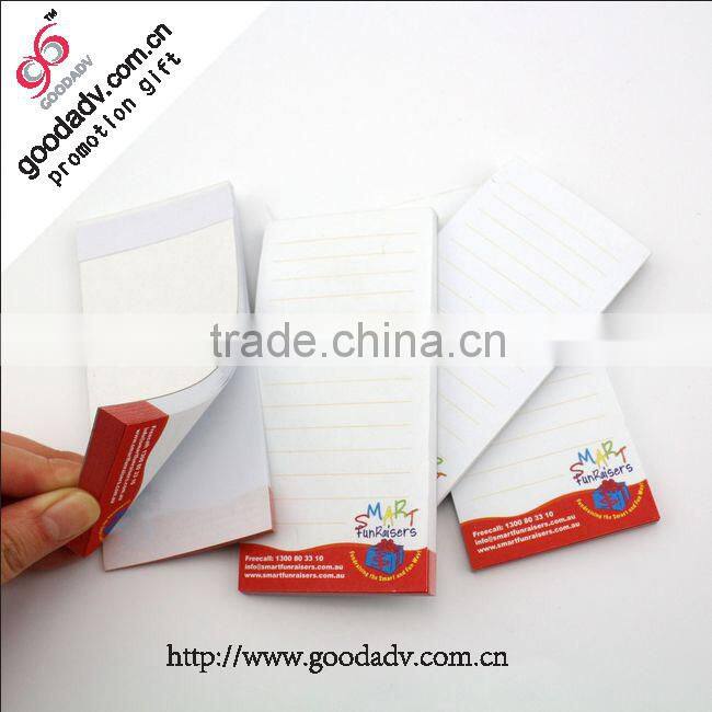 Promotion PVC refrigerator magnet memo pad / Fridge Magnet memo gift