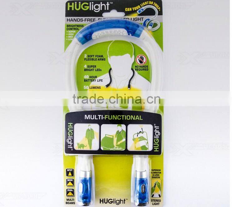 Flexible Hands Free Book Light Led Neck Hug Light