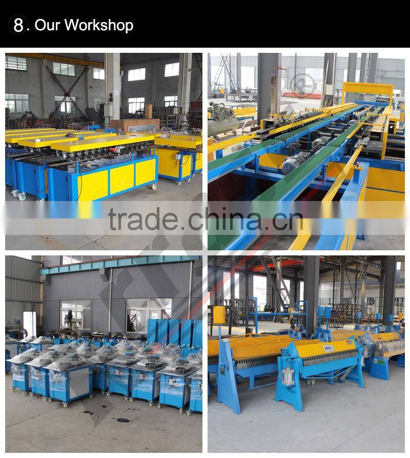 Good price Multifunctional pittsburgh lock forming machine , Square Duct Machine , Duct Making Machine
