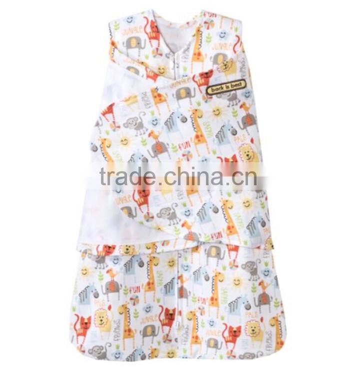 100% Cotton Adjustable Baby Swaddle Newborn Baby Muslin Blanket