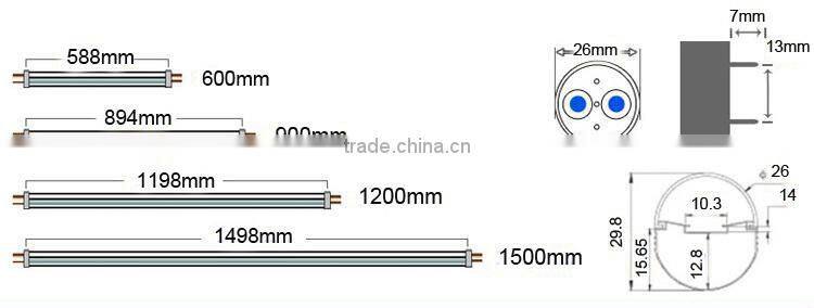 High Lumen High CRI T8 LED Tube 1200mm 18w