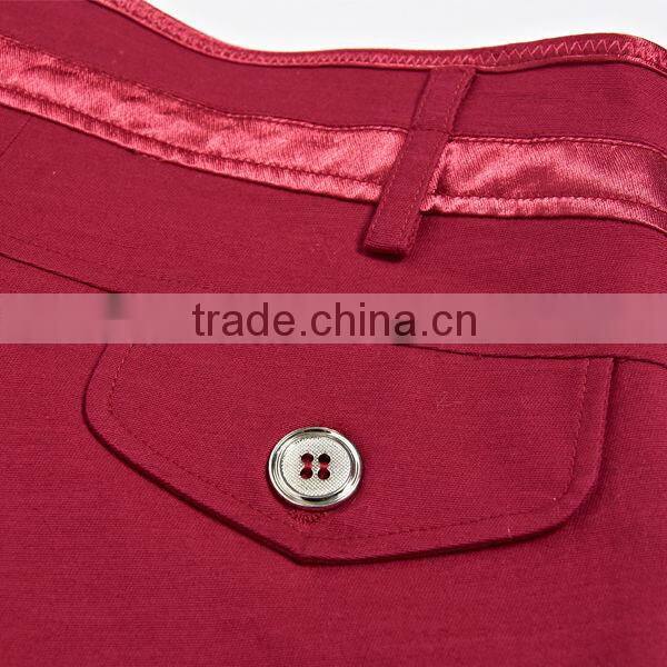 women's fashionable waist head ribbon pants