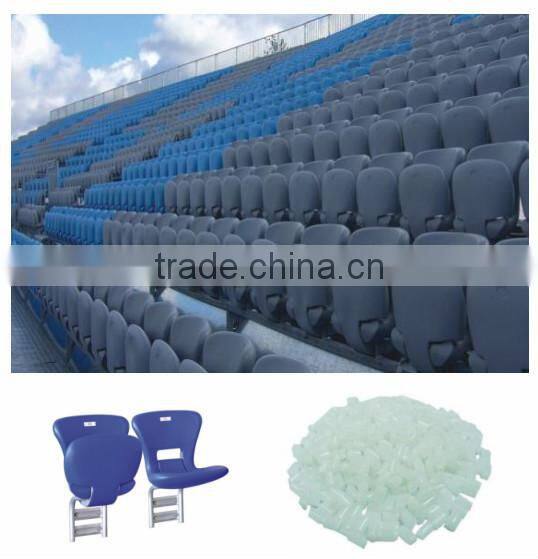 Playground floor mounted high quality with back plastic auditorium chairs