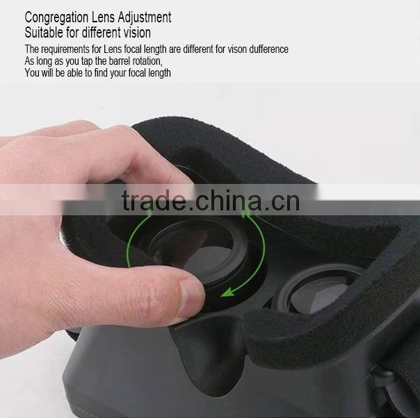 Newest 3D Virtual Reality VR Glasses Headset Helmet for Universal Mobile Phone