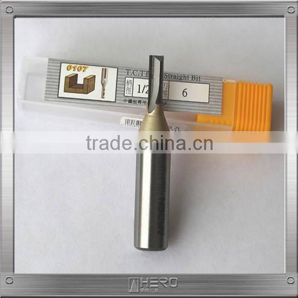 TCT straight router bit