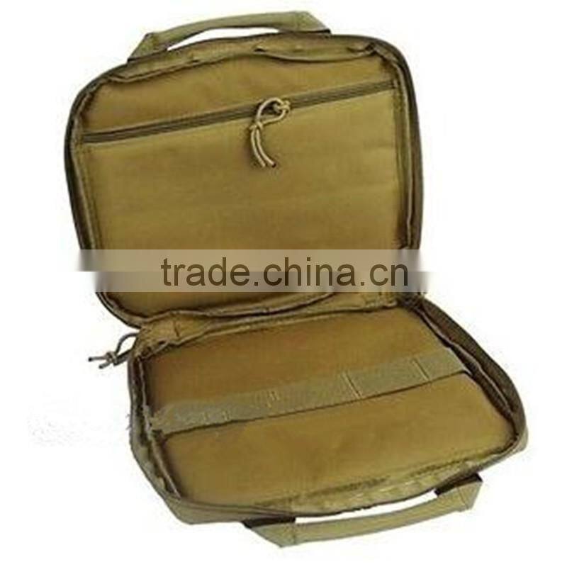12" Tan Tactical Polyester Padded Pistol Magazine Carry Case Bag Pouch