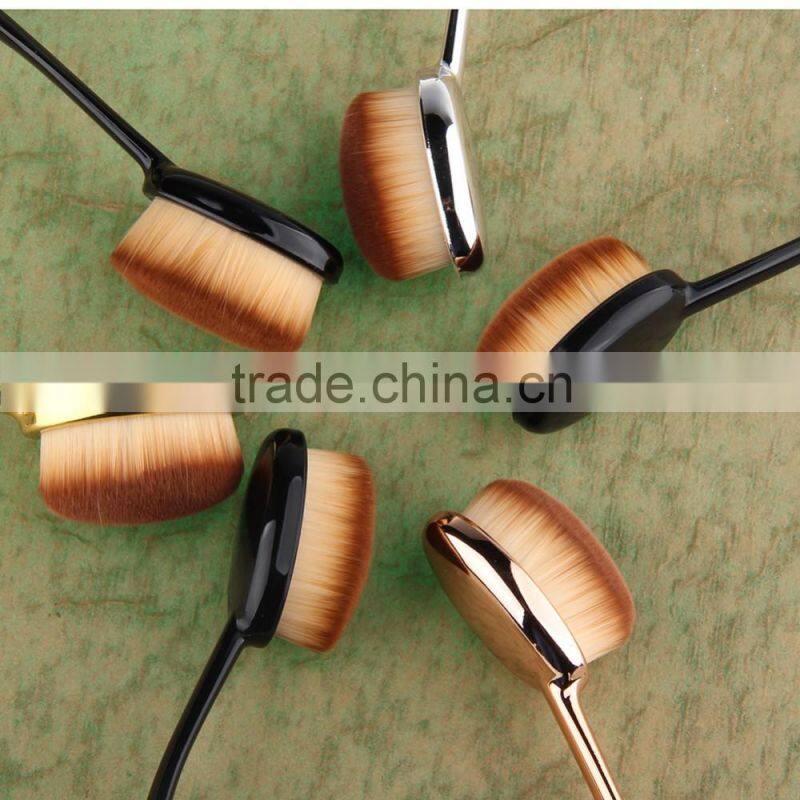 Personalized oval make up makeup brush set free sample
