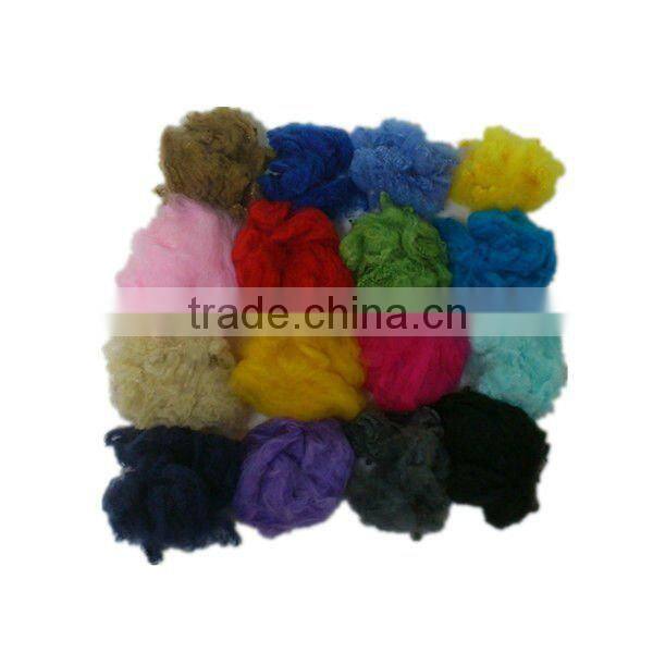 wholesale polyester fiber Dyed polyester staple fiber