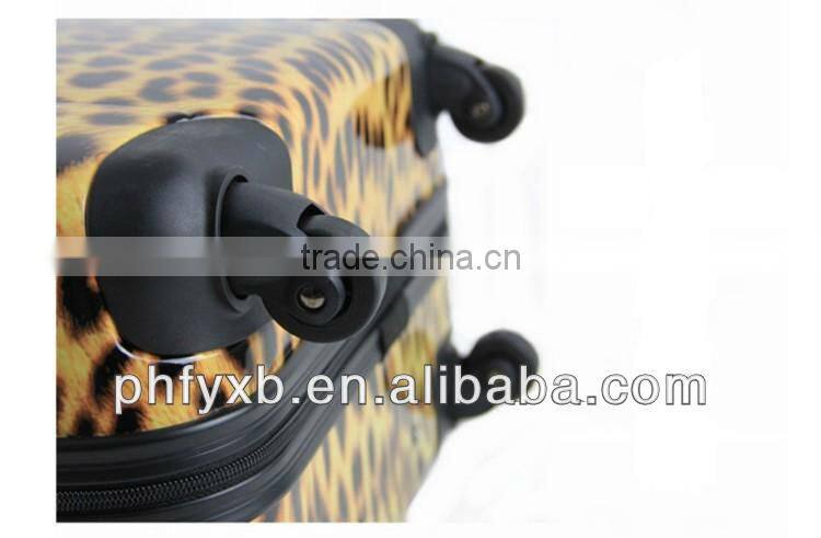 2015 chin factory trolley case 20",24" PC trolley luggage bags with TSA lock and whisper wheels suitcase