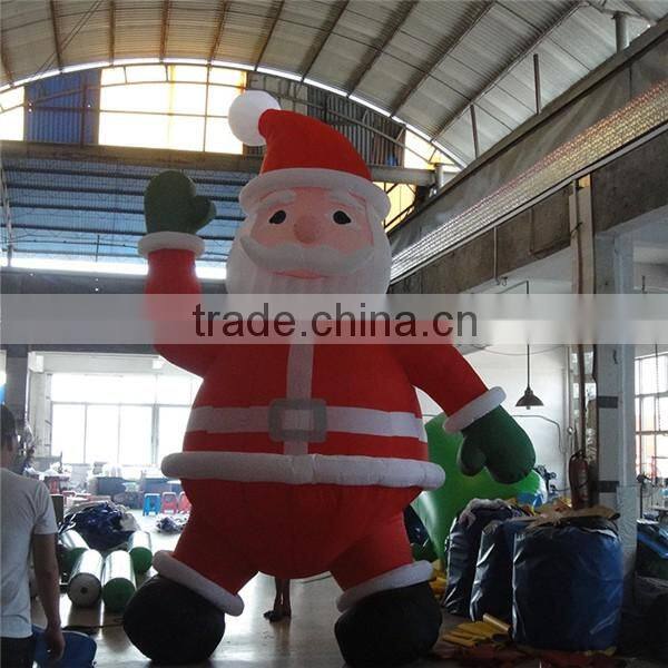 Huge inflatable santa claus customized Christmas inflatables with factory price