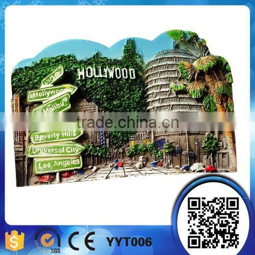 custom poly resin fruit fridge magnet