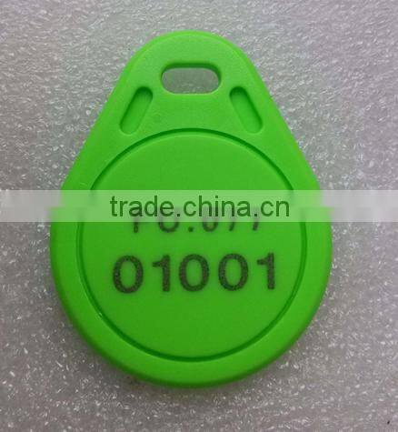 2015 LF T5577 Chip Access Control Rewritable RFID keyfob RFID key tag