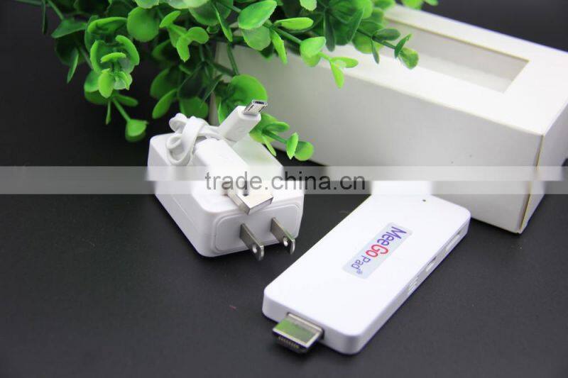 Ultrasmall Meegopad Meego T01 Windows8.1 mini pc dongle Windows TV stick Wintel box Windows8.1&Android4.4 dual boot Smart TV box