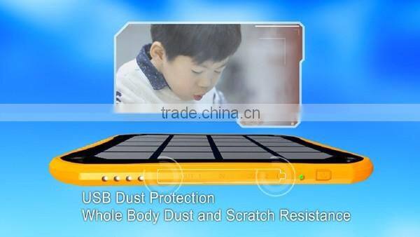 5600mah factory cheap portable solar power bank soalr charger