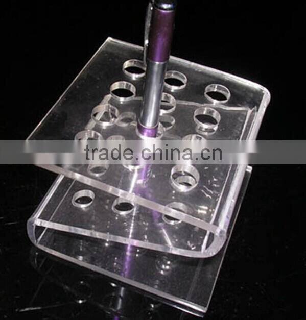 Clear PMMA Pen Holder Pen Display Stand For Student