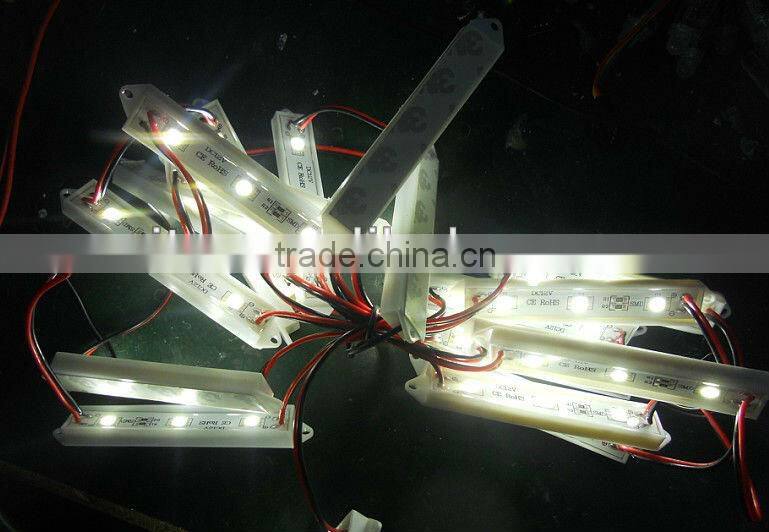 promotion!!!3pcs 5050 SMD LED module,plastic case,WHITE color,DC12V,20pcs a string;75mm*12mm;please advise the color you need