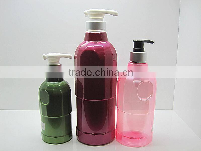 Personal Care Industrial Use and Plastic Material Container 300ml 500ml 750ml PET Bottle for shampoo lotion use