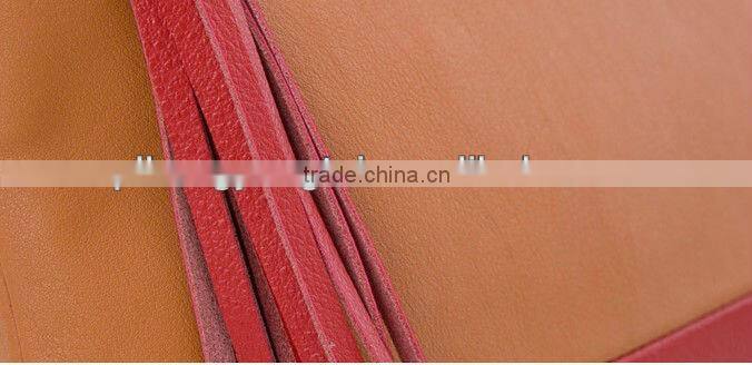 Lady leather clutch purse bag frame