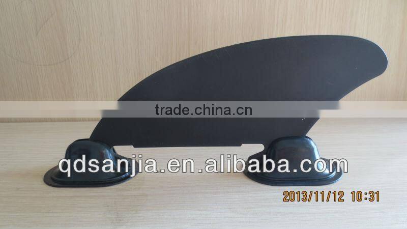 Inflatable boat accessary high quality durable PVC mould plastic fins for kayak