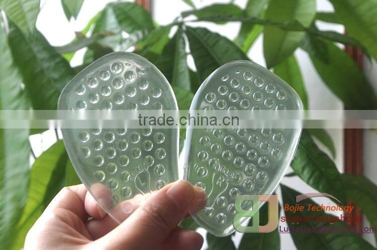 Foot Care Factory High Quality Pain Relief silicone gel insoles Forefoot Metatarsal cushion pad