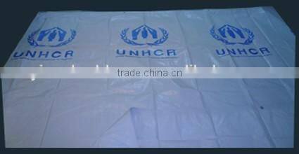 export outdoor tarpaulin and christening tarpaulin design of UNHCR tent