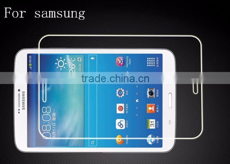 7 inch tablet laptop use 0.33mm anti-fingerprint tempered glass screen protector for samsung galaxy tab4 T231 T235 T230