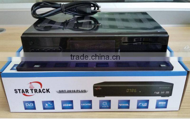 Factory SRT 2016 PLUS HD satellite receiver supporting BISS KEY+HDMI+WIFI+CCCam