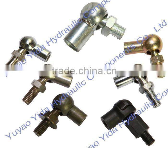 24-10-30mm yellow zinc plated metal Ball and socket Joint with M8 and M8 for Gas spring