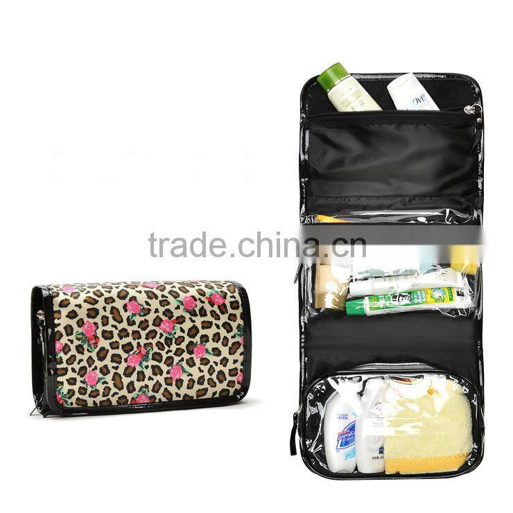 Wholesale hanging toiletry bag with many color